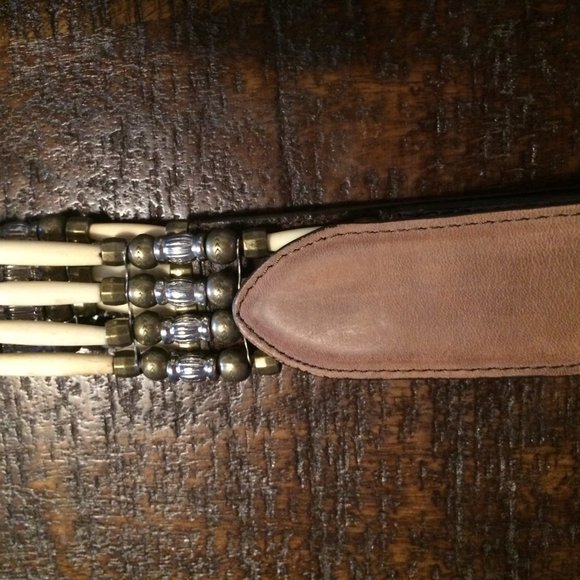 Size 40- Western vibe Nocona Leather brown belt - Picture 6 of 10